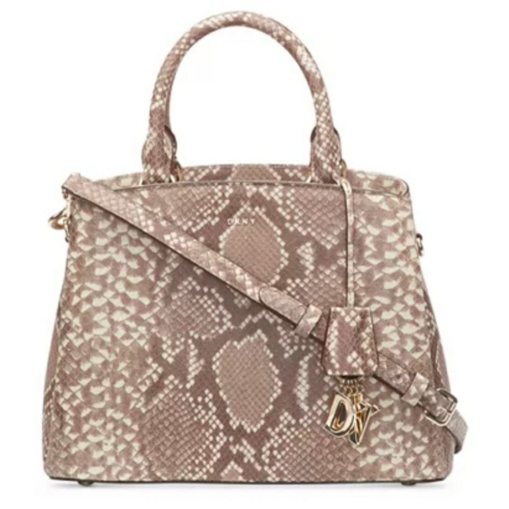 DKNY Paige Faux Snake Satchel